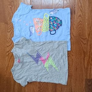 Lot of 2 Girls T-Shirt Top (5T)